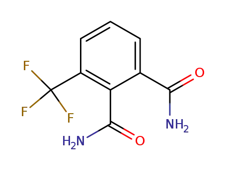Molecular Structure of 64219-32-5 (1,2-Benzenedicarboxamide, 3-(trifluoromethyl)-)