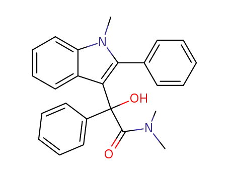 hydroxy-(1-methyl-2-phenyl-indol-3-yl)-phenyl-acetic acid dimethylamide
