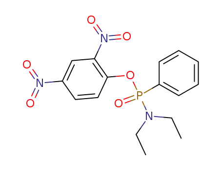 2,4-dinitrophenyl N,N-diethyl-P-phenylphosphonamidate