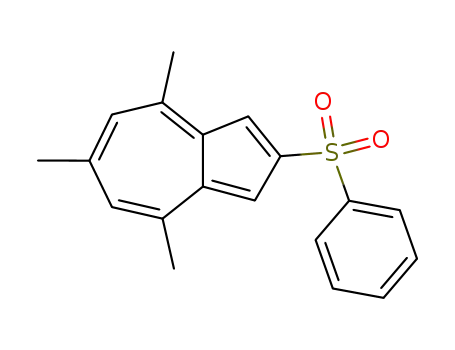 Molecular Structure of 62283-32-3 (Azulene, 4,6,8-trimethyl-2-(phenylsulfonyl)-)
