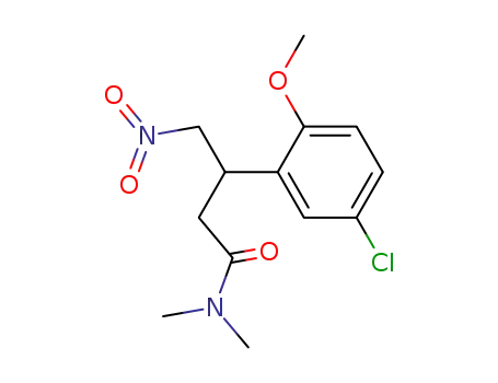 3-(5-Chlor-2-methoxyphenyl)-N,N-dimethyl-4-nitrobutyramid