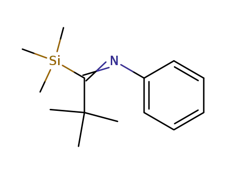 [2,2-Dimethyl-1-trimethylsilanyl-prop-(Z)-ylidene]-phenyl-amine