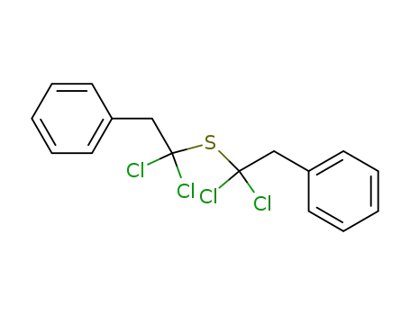 Molecular Structure of 65792-04-3 (Benzene, 1,1'-[thiobis(2,2-dichloro-2,1-ethanediyl)]bis-)