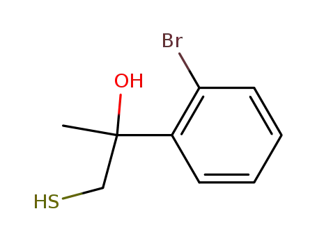 2-(2-Bromphenyl)-1-mercaptopropan-3-ol