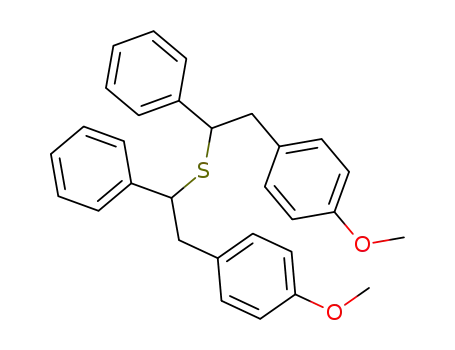 Benzene, 1,1'-[thiobis[(2-phenyl-2,1-ethanediyl)]]bis[4-methoxy-