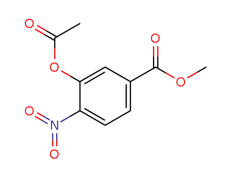 Benzoic acid, 3-(acetyloxy)-4-nitro-, methyl ester
