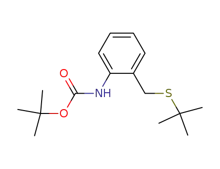 2-tert-butylthiomethyl-N-tert-butoxycarbonylaniline