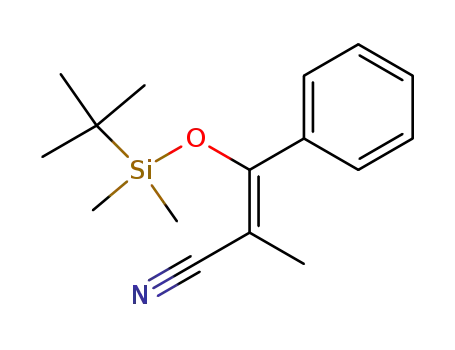 Z-2-methyl-3-t-butyldimethylsiloxycinnamonitrile