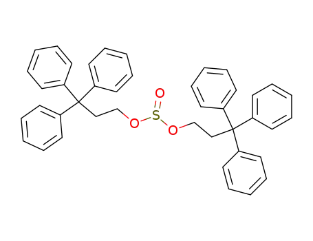 Molecular Structure of 14992-34-8 (Di-(3,3,3-triphenyl-propyl)-sulfat)