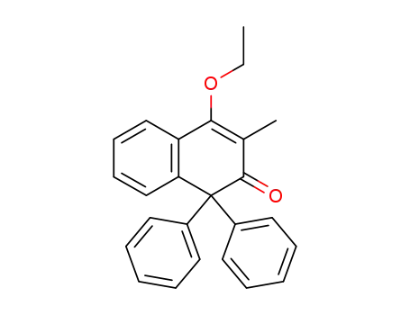 1-Ethoxy-3-oxo-2-methyl-4,4-diphenyl-3,4-dihydro-naphthalin