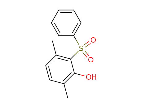 2-Hydroxy-3.6-dimethylphenyl-phenyl-sulfon