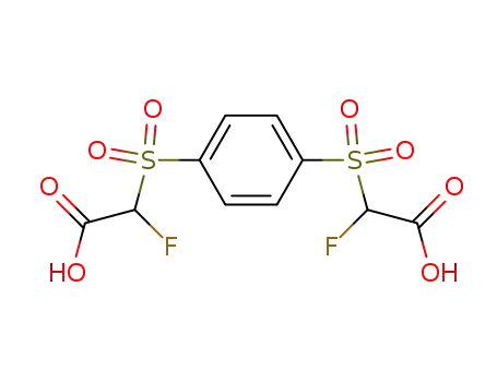 [4-(Carboxy-fluoro-methanesulfonyl)-benzenesulfonyl]-fluoro-acetic acid