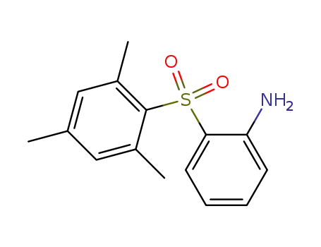 Molecular Structure of 61174-39-8 (Benzenamine, 2-[(2,4,6-trimethylphenyl)sulfonyl]-)