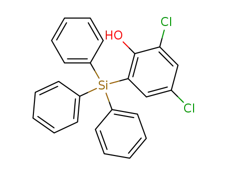 2,4-Dichloro-6-triphenylsilanyl-phenol