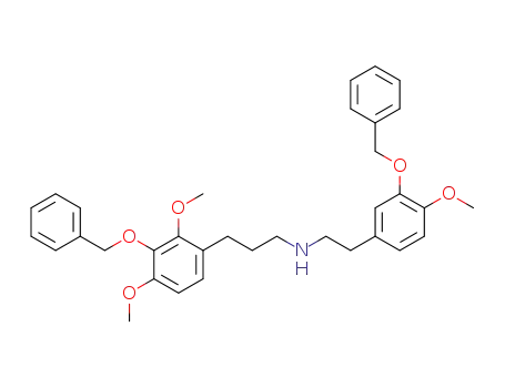 3-(2,4-Dimethoxy-3-benzyloxy-phenyl)-N-(4-methoxy-3-benzyloxy-phenethyl)-propylamin