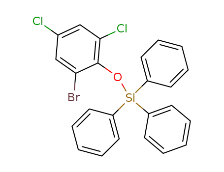 <2-Brom-4,6-dichlorphenoxy>-triphenylsilan