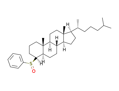 (R)-4β-Phenylsulfinyl-5α-cholestan