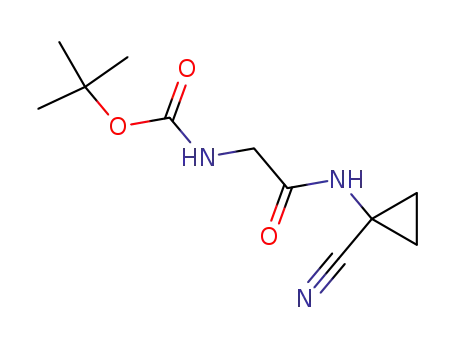 [(1-Cyano-cyclopropylcarbamoyl)-methyl]-carbamic acid tert-butyl ester