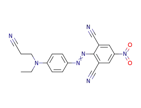 2',6'-dicyano-4'-nitro-4-(N-β-cyanoethyl-N-ethyl)amino-1,1'-azobenzene