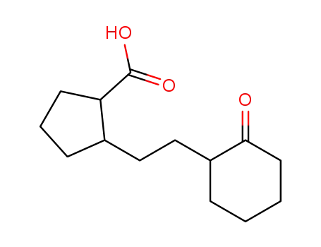 2-[2-(2-Oxo-cyclohexyl)-ethyl]-cyclopentanecarboxylic acid