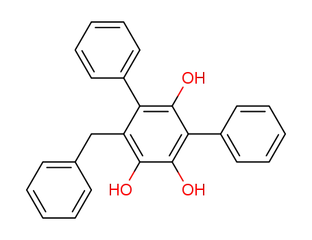 2,5,6-Trihydroxy-1,3-diphenyl-4-benzyl-benzol