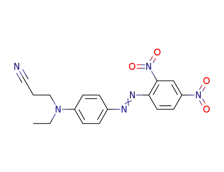 Molecular Structure of 52301-72-1 (Propanenitrile, 3-[[4-[(2,4-dinitrophenyl)azo]phenyl]ethylamino]-)