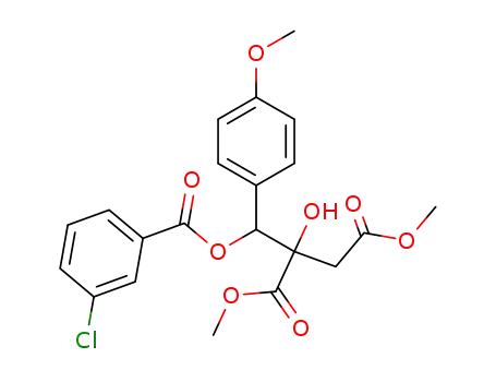 2-[(3-Chloro-benzoyloxy)-(4-methoxy-phenyl)-methyl]-2-hydroxy-succinic acid dimethyl ester
