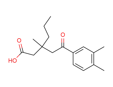 3-[2-(3,4-Dimethyl-phenyl)-2-oxo-ethyl]-3-methyl-hexanoic acid