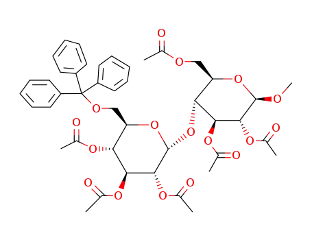 methyl 2,3,6,2',3',4'-hexa-O-acetyl-6'-O-triphenylmethyl-β-maltoside