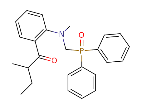 o-<diphenylphosphinoylmethyl(methyl)amino>phenyl sec-butyl ketone