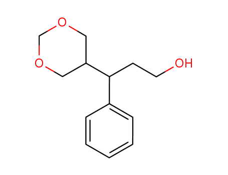 Molecular Structure of 131869-35-7 (3-[1,3]dioxan-5-yl-3-phenyl-propan-1-ol)