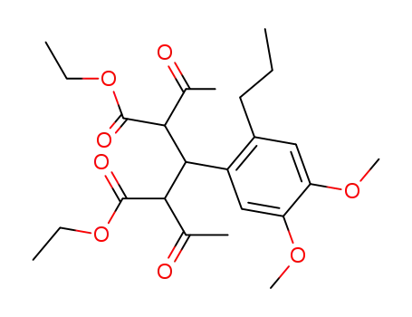 ethyl-2,4-diacetyl-3-(2-n-propyl-4,5-dimethoxyphenyl)-glutarate
