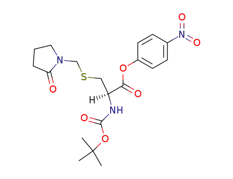 N-tert-butoxycarbonyl-S-<(2-oxo-1-pyrrolidinyl)methyl>-L-cysteine p-nitrophenyl ester