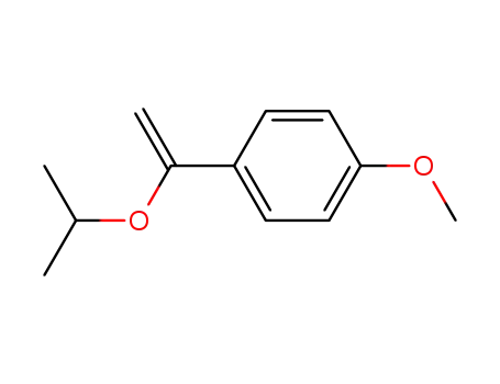 Molecular Structure of 112082-96-9 (isopropyl-1-(4-methoxyphenyl)vinyl ether)