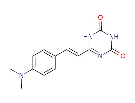 6-(4-dimethylamino-styryl)-1<i>H</i>-[1,3,5]triazine-2,4-dione