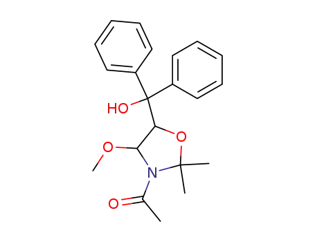 3-Acetyl-5-(hydroxydiphenylmethyl)-2,2-dimethyl-4-methoxyoxazolidin