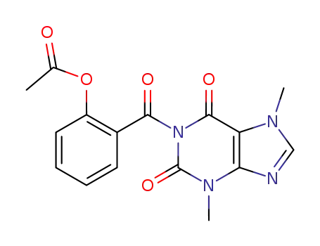1-(2-acetoxy-benzoyl)-3,7-dimethyl-3,7-dihydro-purine-2,6-dione