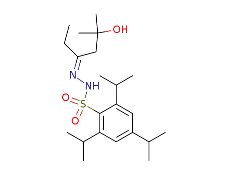 (Z)-5-hydroxy-5-methylhexan-3-one 2,4,6-tri-isopropylbenzenesulphonylhydrazone