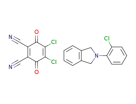 2-(2-Chloro-phenyl)-2,3-dihydro-1H-isoindole; compound with 4,5-dichloro-3,6-dioxo-cyclohexa-1,4-diene-1,2-dicarbonitrile