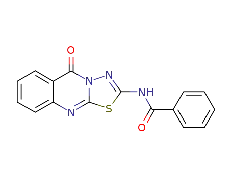 2-benzoylamino-1,3,4-thiadiazolo<2,3-b>quinazolin-5-one