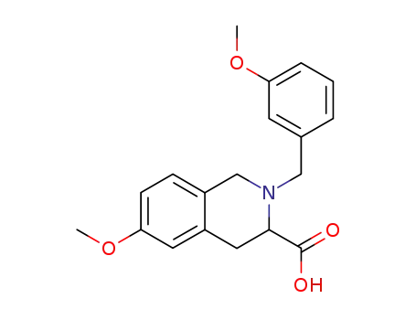 6-methoxy-2-(3-methoxy-benzyl)-1,2,3,4-tetrahydro-isoquinoline-3-carboxylic acid