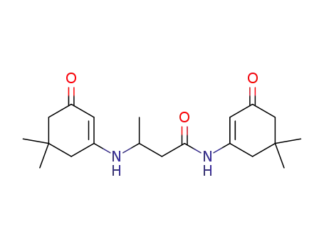 Molecular Structure of 90043-95-1 (1,3-bis(5,5-dimethyl-3-oxocyclohex-1-enylamino)-3-methylpropan-1-one)