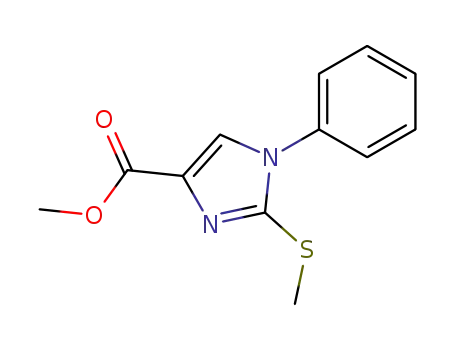 2-Methylsulfanyl-1-phenyl-1H-imidazole-4-carboxylic acid methyl ester