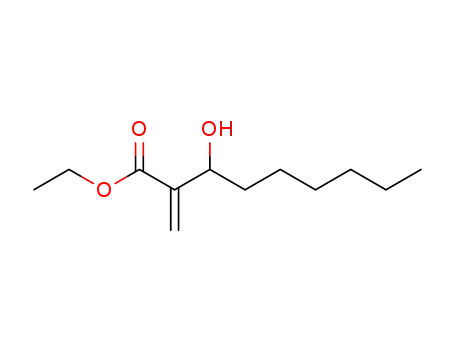 Molecular Structure of 88039-44-5 (Nonanoic acid, 3-hydroxy-2-methylene-, ethyl ester)