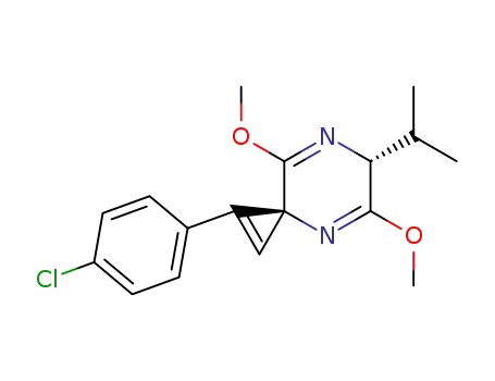 (3S,6R)-1-(4-Chloro-phenyl)-6-isopropyl-5,8-dimethoxy-4,7-diaza-spiro[2.5]octa-1,4,7-triene