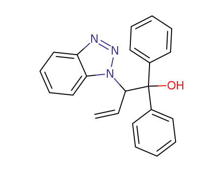 2-Benzotriazol-1-yl-1,1-diphenyl-but-3-en-1-ol