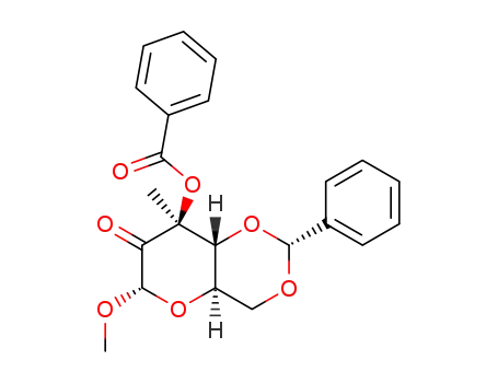 Methyl-3-O-benzoyl-4,6-O-benzyliden-3-C-2-methyl-α-D-arabino-hexopyranosid-2-ulose
