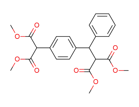 Dimethyl ester of 2-<4-(dicarbomethoxymethyl)phenyl>-2-phenylethane-1,1-dicarboxylic acid