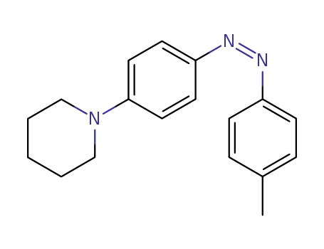 Molecular Structure of 40904-88-9 (Piperidine, 1-[4-[(4-methylphenyl)azo]phenyl]-)