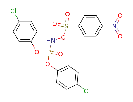 N-<bis(p-chlorophenoxy)phosphinoyl>-O-(p-nitrophenylsulphonyl)hydroxylamine